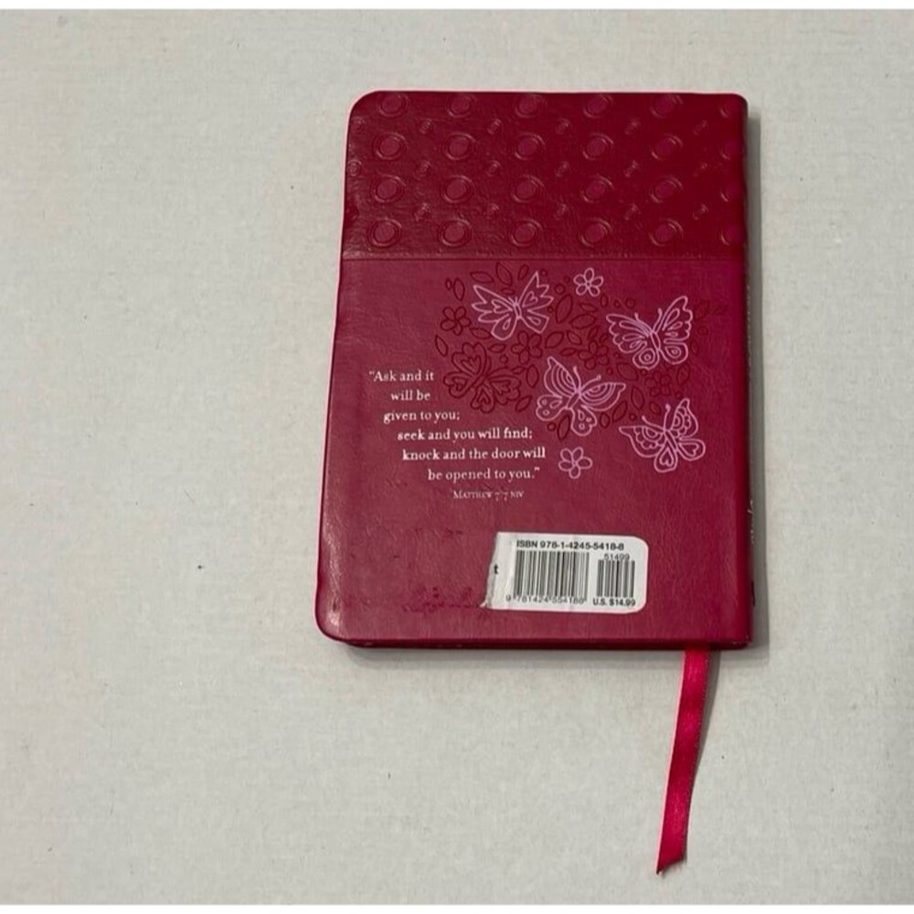 Prayers & Promises for Girls by BroadStreet Red Imitation Leather - Picture 6 of 6
